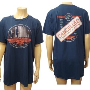 Zac Brown The Owl Tour Covid Cancelled Band Tee TShirt Unisex